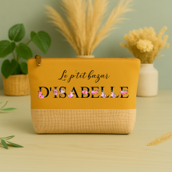 Trousse personnalisée Le p’tit bazar de prénom – Cadeau femme original