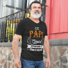 T-shirt Personnalisé Ce papi génial appartient à" Prénom au choix"