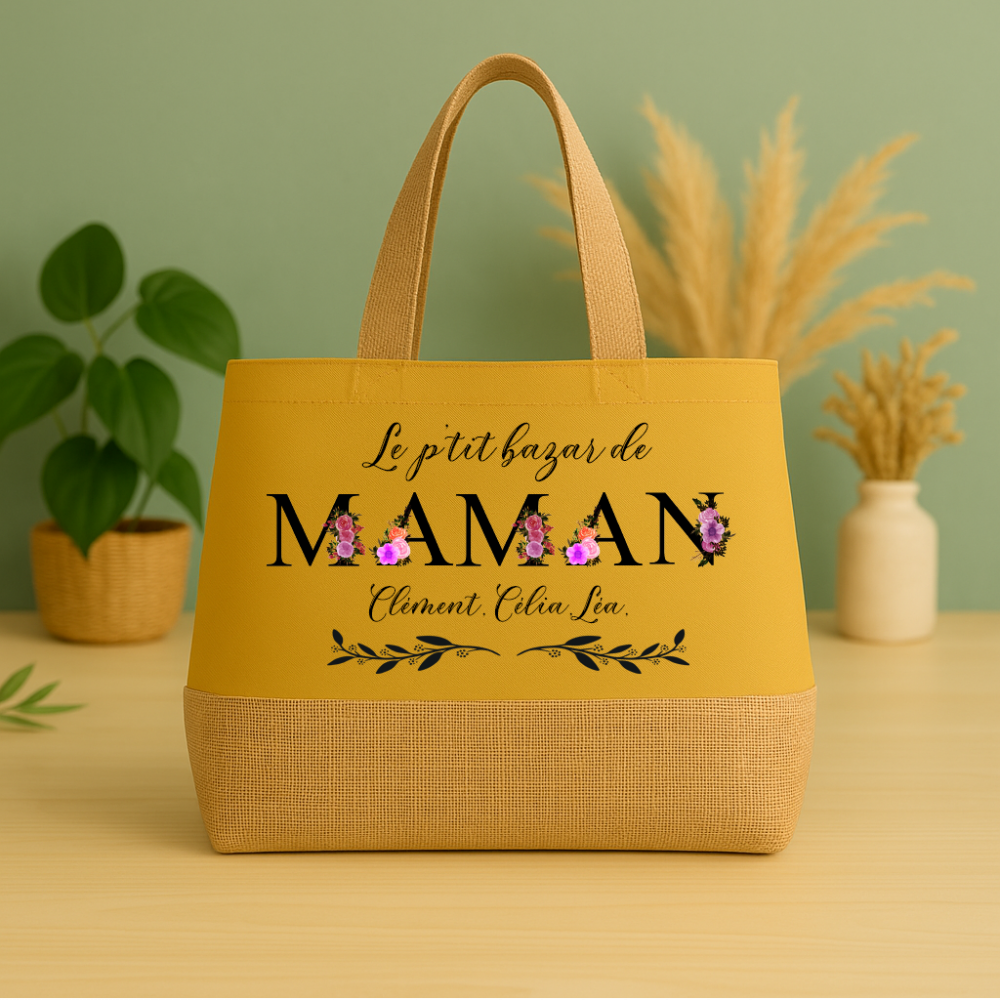 sac cabas personnalisé maman
