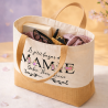Sac toile jute personnalisé Mamie
