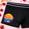 Boxer homme personnalisé humour “Casse Bonbon” – Cadeau sexy et fun