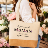 Sac cabas personnalisé le p'tit bazar de Maman