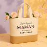 Sac cabas personnalisé le p'tit bazar de Maman