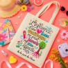 Tote bag maîtresse personnalisé – Cadeau fin d’année scolaire