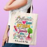 Tote bag ATSEM personnalisé – Cadeau fin d’année scolaire