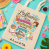 Tote bag nounou personnalisé – Cadeau assistante maternelle