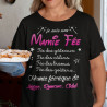 T-shirt Personnalisé  Je suis une Mamie Fée