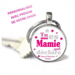Porte-clés Rond Tu es une...