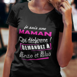 T-shirt Personnalisé Maman...