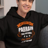Sweat à capuche humour parrain Je suis un parrain qui déchire sa race !!