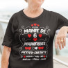 T-shirt Personnalisé Fière mamie de magnifiques petits-enfants