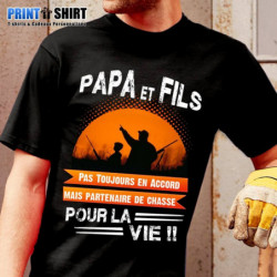 T-Shirt personnalisé Papa...
