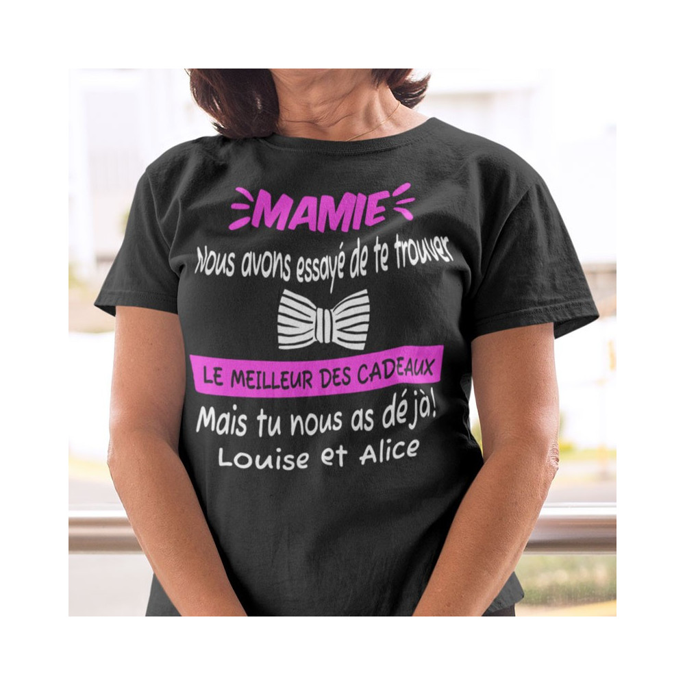 T-shirt Personnalisé Mamie Meilleur des cadeaux