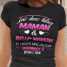 T-shirt Personnalisé Maman & Belle-Maman