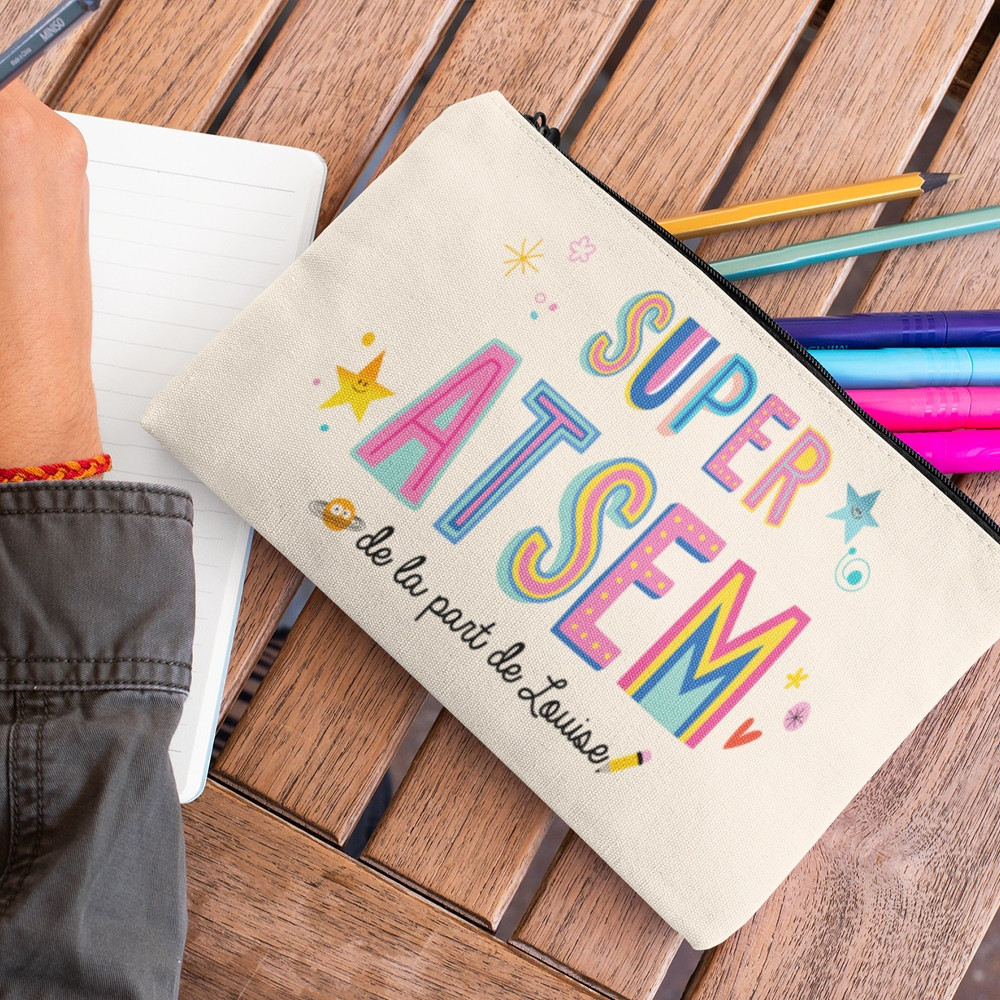 Trousse pochette super ATSEM