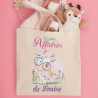 Tote Bag Enfant Personnalisé - Motif Vache Adorable | Les Petites Affaires de [Prénom]