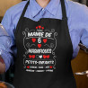 Tablier de cuisine personnalisé Fière mamie de magnifiques petits-enfants