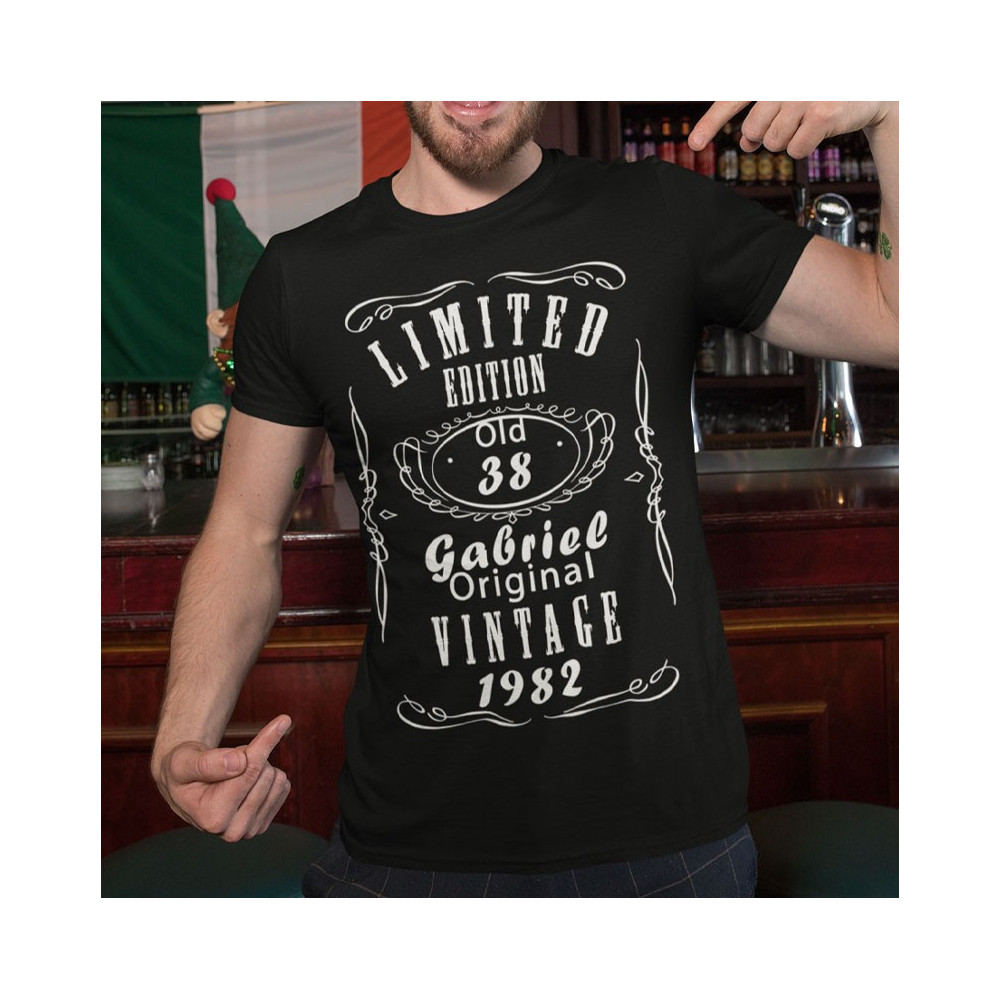 T-shirt personnalisé Edition Limitée avec prénom et année