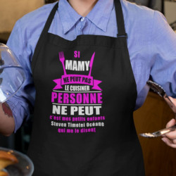 Tablier de cuisine Si Mamy...