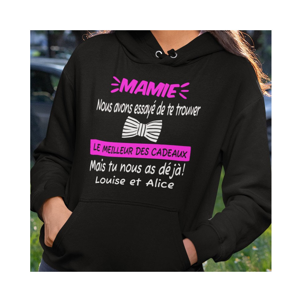 Sweat à capuche Mamie meilleur des cadeaux