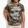 T-Shirt Camouflage chasseur Je suis un papa chasseur