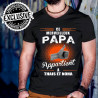 T-shirt personnalisé Ce merveilleux papa appartient à ...