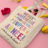 Tote bag personnalisé Merci maitresse