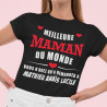 T-shirt Personnalisé  Meilleure maman du monde