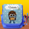 Sac à dos Enfant prénom personnalisé - Hibou
