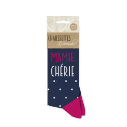 Chaussettes personnalisées Mamie chérie