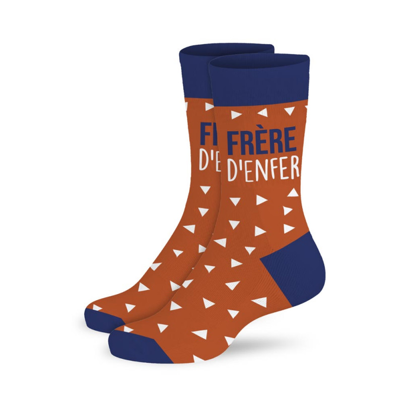 Chaussettes personnalisées Frère d'enfer