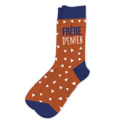 Chaussettes personnalisées Frère d'enfer