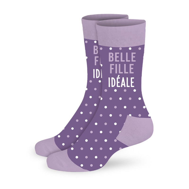 Chaussettes personnalisées Belle Fille Idéale