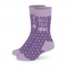 Chaussettes personnalisées Belle Fille Idéale