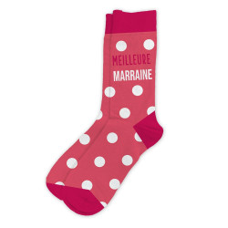 Chaussettes Personnalisées Meilleure Marraine