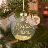 Boule De Noël personnalisée Mamie Chérie