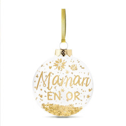 Boule De Noel Personnalisée Maman En Or