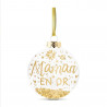 Boule De Noel Personnalisée Maman En Or