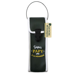 Étui Sacoche Boule Pétanque Personnalisée SUPER PAPY