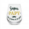 Verre Rond Personnalisé Super Papy