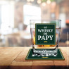 Coffret Verre Whisky Personnalisé – 'Le whisky de papy'