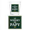 Coffret Verre Whisky Personnalisé – 'Le whisky de papy'