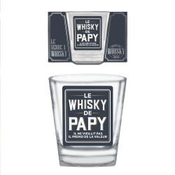 Verre à Whisky Papy Personnalisé - 'Le Whisky de Papy' - Cadeau Unique pour Grands-Pères