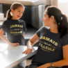 Duo T-Shirts Jamais sans ma marraine / Jamais sans ma filleule unis pour la vie