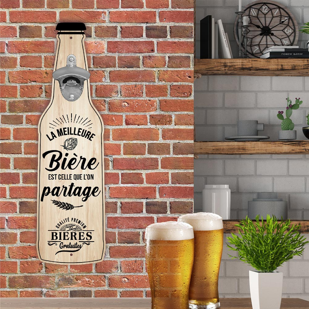 Décapsuleur Bouteille Bière Personnalisé La Meilleure Bière est celle que l'on partage