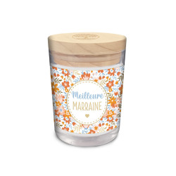 Bougie Verre Personnalisée Meilleure Marraine