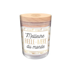 Bougie Verre Personnalisée Meilleure Belle-Mère