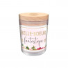 Bougie en Verre Personnalisée ‘Belle-Sœur Fantastique’ – Cadeau Fleuri et Unique