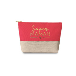 Sac Pochette Personnalisé Super Maman