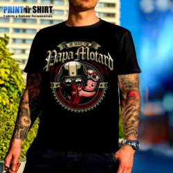 T-shirt humour motard Je...